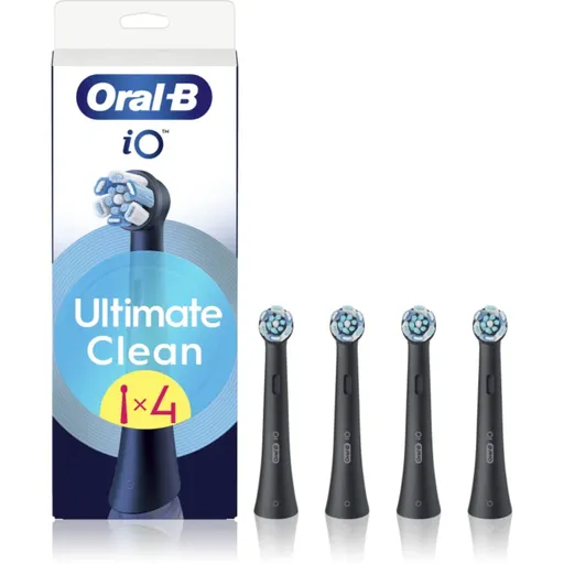 Oral-B iO Ultimate Clean náhradné hlavice na zubnú kefku Black 4 ks