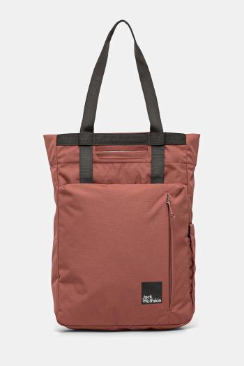 Ruksak Jack Wolfskin Eve ružová farba, veľký, s potlačou, A64014