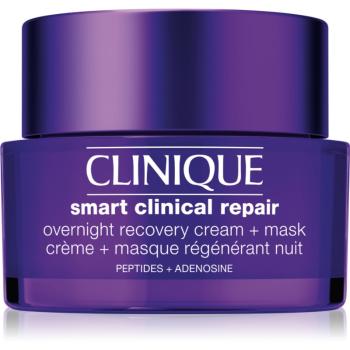 Clinique Smart Clinical™ Repair Cream & Mask nočný hydratačný krém a maska pre regeneráciu a obnovu pleti 50 ml