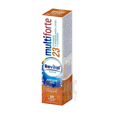 Revital multiforte šumivý pomarancova prichut 20EFF