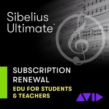 AVID Sibelius Ultimate Annual Subscription Renewal for Students & Teachers (Digitálny produkt)