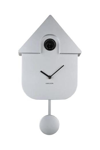 Kukučkové hodiny Karlsson Modern Cuckoo Metallic viac farieb