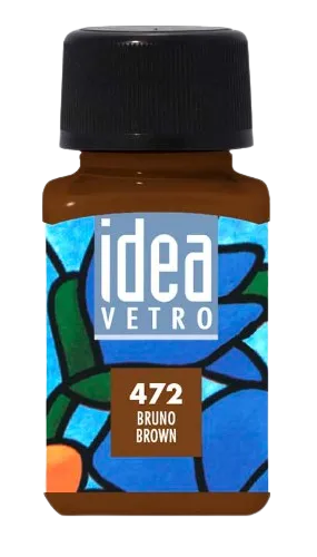 MAIMERI IDEA VETRO - Farby na sklo 472 - brown, 60 ml