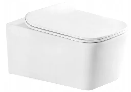 MEXEN - York Závesná WC misa vrátane sedátka s slow-slim, duroplast, biela 30114000