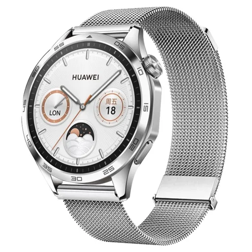 MILANESE Kovový remienok pre Huawei Watch GT 5 46mm / GT 6 46mm strieborný