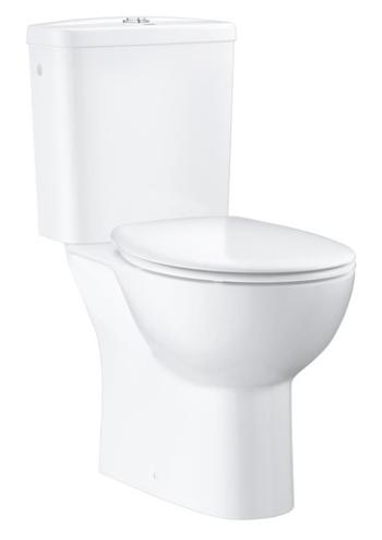 Wc kombi komplet GROHE Bau Ceramic alpská biela zadní odpad 39347000