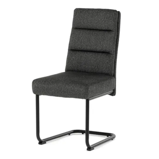 Jedálenská stolička Autronic 47x94 cm sivá látka DCL-P3107 GREY2
