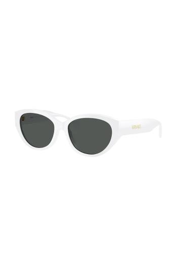 Slnečné okuliare Versace dámske, biela farba, 0VE4495D
