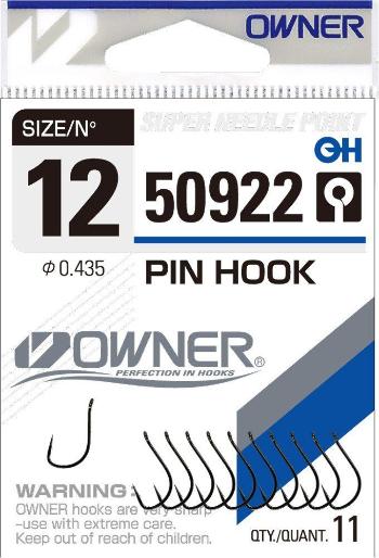 Owner Háček s očkem Pin Hook 50922 - vel.18 / 13ks,Owner Háček s očkem Pin Hook 50922 - vel.18 / 13ks