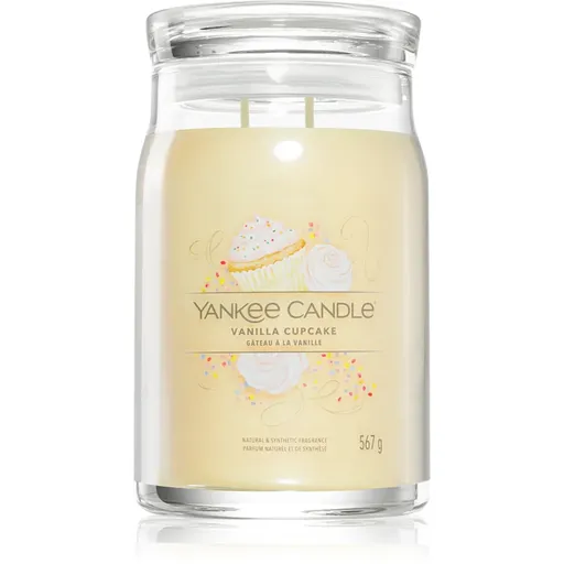 Yankee Candle Vanilla Cupcake vonná sviečka Signature 567 g