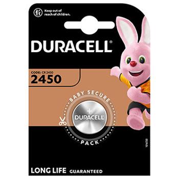 Batérie jednorazové lithiové, knoflíkové, CR2450, Duracell, blister, 1-pack, 42445