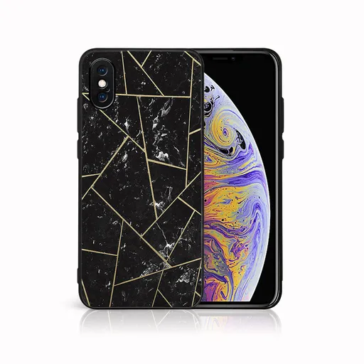 MY ART Ochranný kryt pre Apple iPhone X / XS POLYGONAL (150)