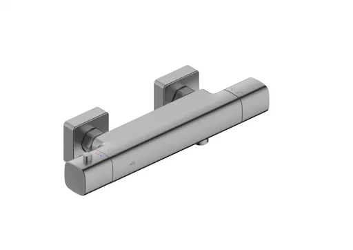 KFA - Batéria Malaga, termostatická, sprchová, nástenná, PVD gun metal grey 5756-010-61