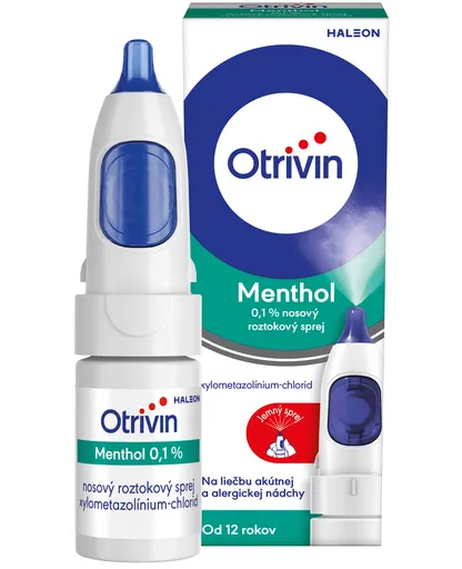Otrivin Menthol 0,1% aer.nao.1 x 10 ml