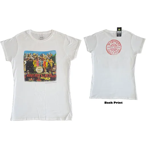 The Beatles tričko Sgt Pepper Biela XXL
