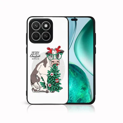 MY ART Kryt s vianočným dizajnom Honor X8c MERRY CHRISTMAS (074)