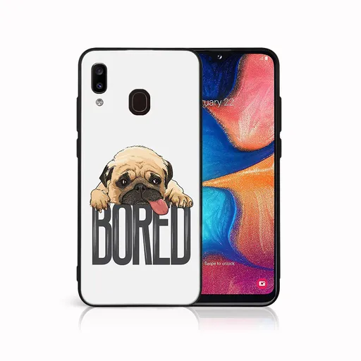 MY ART Ochranný obal pre Samsung Galaxy A20e BORED (178)