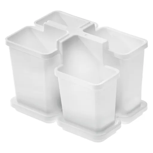 Tontarelli Odkvapkávač na príbory BELLA malý s táckou, biela