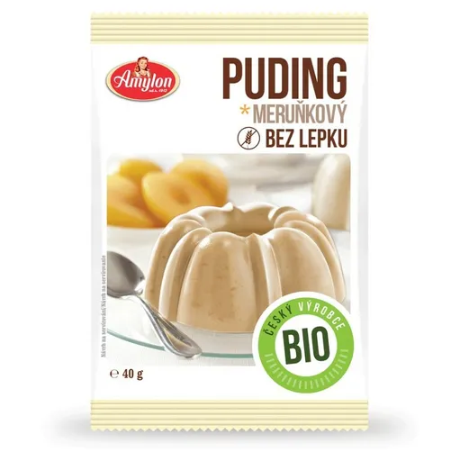 AMYLON Puding marhuľový 40 g BIO