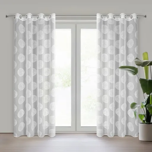 ArtFir Záclona MILAGROS K | biela 140 x 250 cm