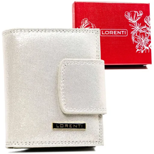 Malá, kožená dámska peňaženka na patent a kovový uzáver - Lorenti