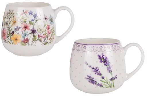 VERONI - Hrnček 440ml Jolanda rôzne dekory