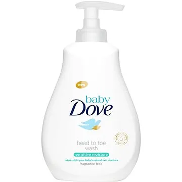 DOVE BABY Sensitive Moisture Sprchový gél na celé telo i vlásky 200 ml (8710908657399)