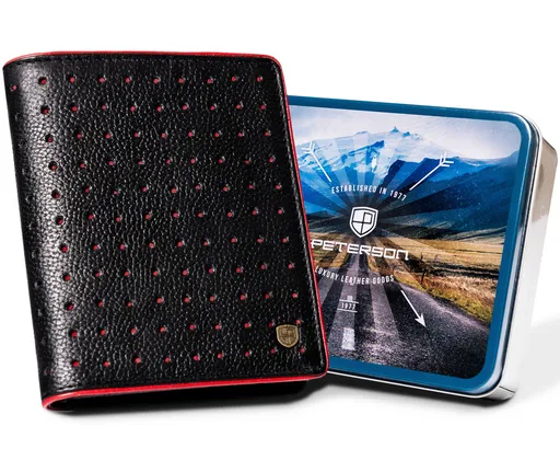 Kožená športová peňaženka pre mužov - Peterson