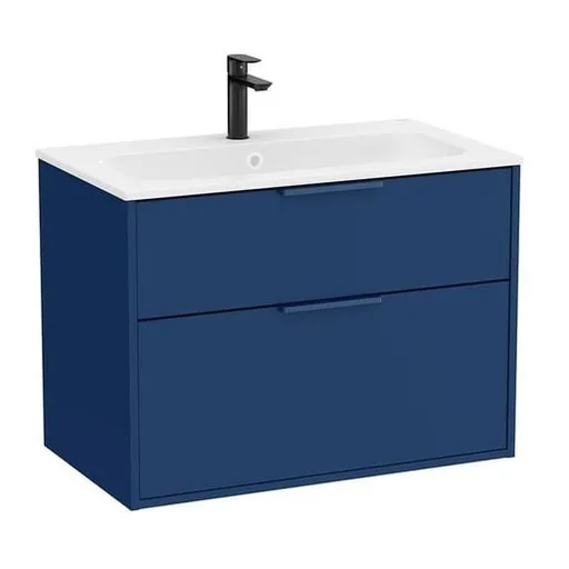 Roca Optica kúpeľňová skrinka s umývadlom 79x58x45,5 cm modrá mat OPT802ZM