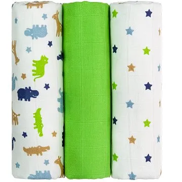 T-tomi Látkové TETRA plienky green crocodiles (8594166541368)