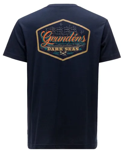 Grundéns tričko support guides ss t-shirt dark navy - l