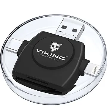 VIKING V4 USB 3.0 4 v 1 čierna (VR4V1B)