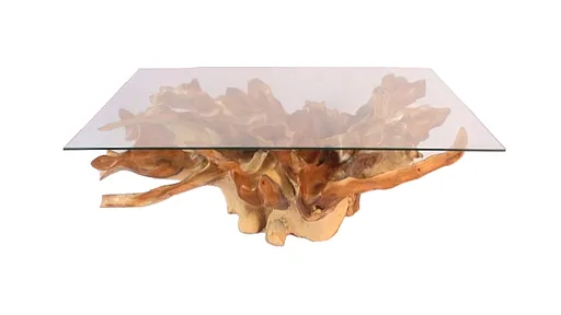 DEOKORK Teakový stolík BRANCH XXVII