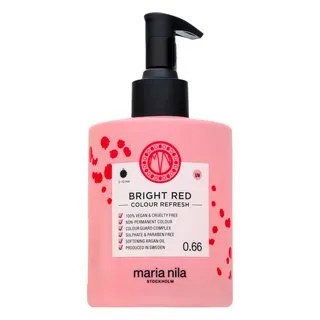 Maria Nila Colour Refresh vyživujúca maska ​​s farebnými pigmentmi pre oživenie červených odtieňov Bright Red 300 ml