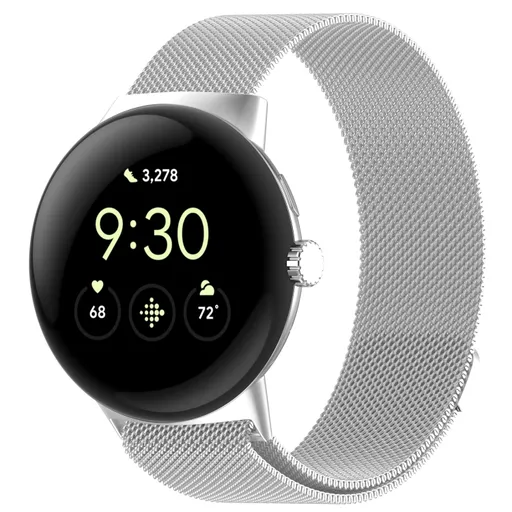 MILANESE Kovový remienok pre Google Pixel Watch 4 45mm / Pixel Watch 3 45mm strieborný