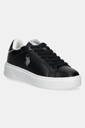 Tenisky U.S. Polo Assn.  YVONNE dámske, čierna farba,  YVONNE001W/5Y2