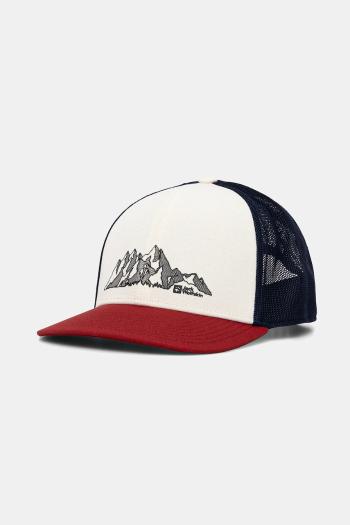 Šiltovka Jack Wolfskin Brand tmavomodrá farba, vzorovaná, 1911242