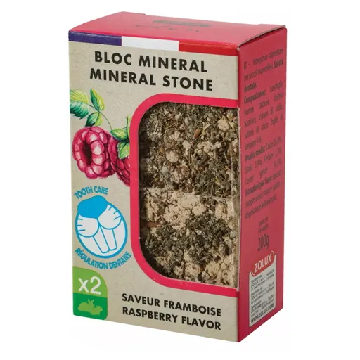 ZOLUX Eden minerálny kameň hlodavce malina 2 x 100 g