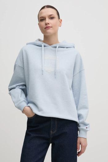 Mikina Tommy Hilfiger dámska, s kapucňou, s potlačou, WW0WW45523