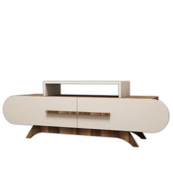 TV stolík Rose Walnut Cream