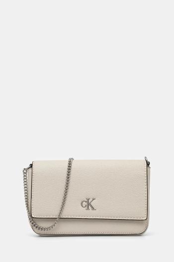 Kabelka Calvin Klein Jeans béžová farba, LV04K1027G