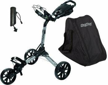 BagBoy Nitron SET Silver/Black Manuálny golfový vozík