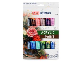 Easy Akrylové barvy 20 ml 12 barev