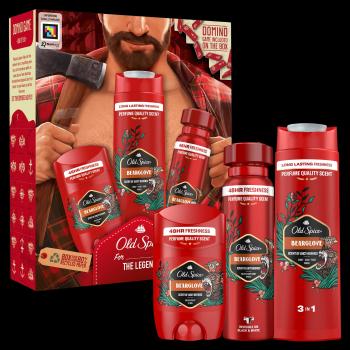 OLD SPICE Bearglove Lumberjack Sada s dezodorantom v spreji 150 ml, tuhým dezodorantom 50 ml a sprchovým gélom 250 ml