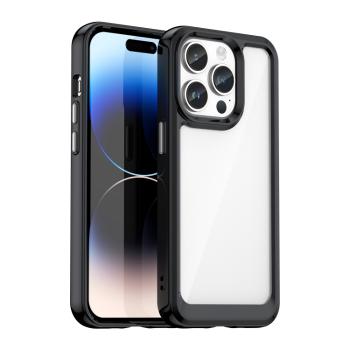 CRYSTAL Ochranný kryt Apple iPhone 15 Pro Max čierny