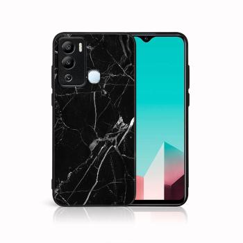 MY ART Ochranný kryt pre Infinix Hot 12i BLACK MARBLE (142)