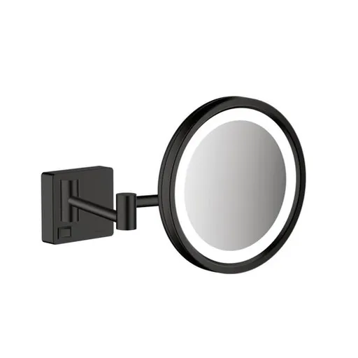 Hansgrohe AddStoris kozmetické zrkadielko sklopné vo farbe matná čierna 41790670