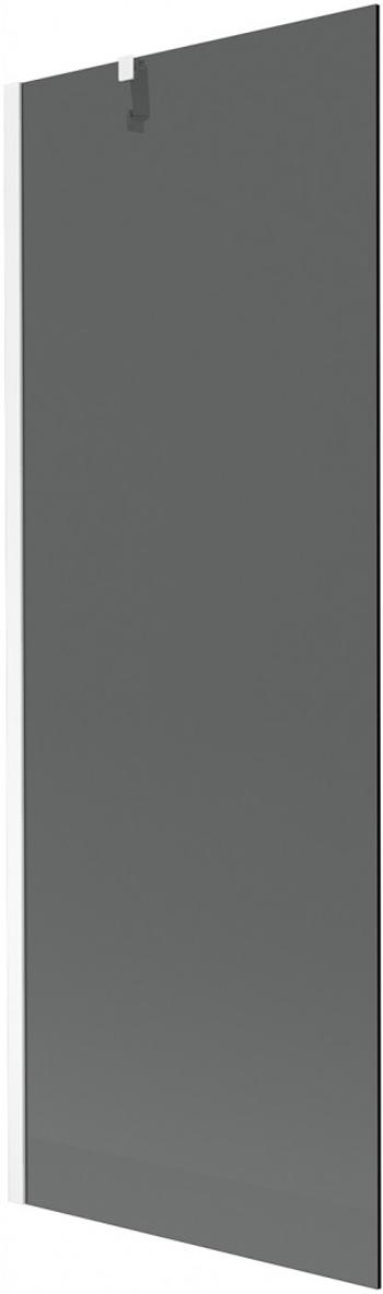 MEXEN/S - Next vaňová zástena FIX 70 x 150 cm, grafit, biela 895-070-000-00-40-20