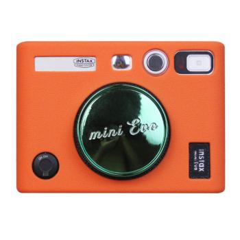 PULUZ SOFT Silikónový obal pre Instax Mini EVO oranžový