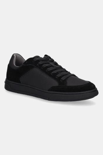 Tenisky Calvin Klein LOW TOP LACE UP REPREVE MIX čierna farba, HM0HM01802